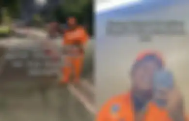 Diejek karena Bisa Beli iPhone, Petugas Kebersihan Ini Ternyata Punya Profesi Lain, Kisah Hidupnya Viral di TikTok