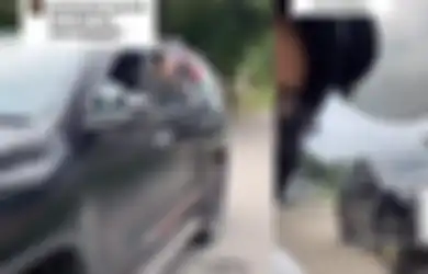 VIRAL Pengendara Fortuner Pepet Pemotor, Ngamuk Diprotes Buang Abu Rokok Sembarangan