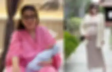 Melahirkan Anak Pertamanya di Usia 42 Tahun, Kiki Amalia: Saya Nangis Kepingin Lahiran Norma Lagi