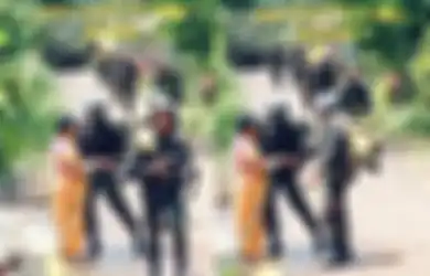 Video Emak-emak Beri Air Lewat Selang pada Siswa Marinir Viral, Tuai Pro Kontra Netizen