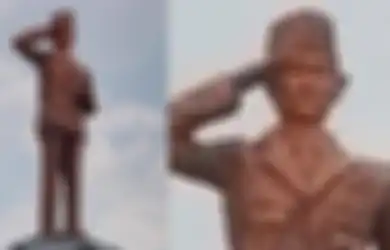 Telan Biaya Rp 500 Juta, Patung Bung Karno di Banyuasin Alami Perubahan setelah Direnovasi 2 Bulan