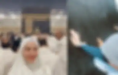 Cerita Aaliyah Massaid Berhasil Mencium Kabah Bersama Ibu Reza