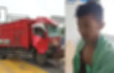 Viral Video Sopir Truk Penyebab Kecelakaan Beruntun di Gerbang Tol Halim Utama Ngaku Tak Takut Dipenjara: Saya Ada Bosnya