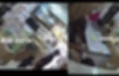 Suami Istri Berbagi Peran, Viral CCTV Komplotan Maling Diduga Satu Keluarga Gasak Toko Elektronik Sambil Bawa Anak