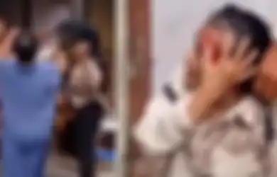 Viral Emak-emak di Gresik Lempar Mangkok ke Petugas Koperasi saat Utangnya Ditagih, Endingnya Damai, Pinjaman Dilunasi Polisi