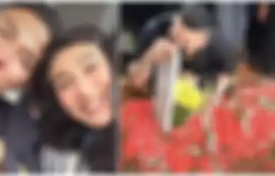 Pertama Rayakan Lebaran Tanpa Istri, Anggi Pratama Tak Bisa Bendung Air Mata Saat Ziarah ke Makam Stevie Agnecya