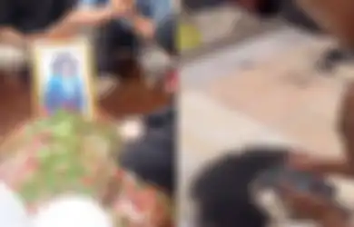 Viral di TikTok Tukang Cukur Lukis Wajah Almarhum Babe Cabita, Disusun dari Potongan Rambut, Intip Hasilnya