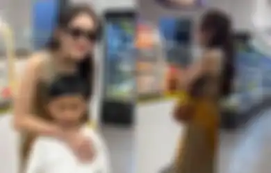 Ayu Ting Ting Santai Jajan di Minimarket Sendiri, Fans Langsung Ajak Foto dan Singgung Wajah Aslinya