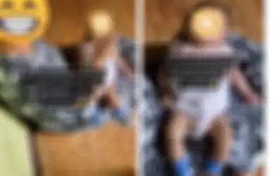 Viral di Medsos Video Bayi 2 Bulan Dikasih Makan Pisang, Netizen: ya Allah Perutnya Masih Sekecil Itu