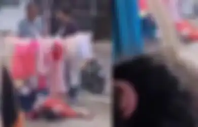 Sambil Gendong Bayi, Viral Istri di Temanggung Nekat Cekik Suami hingga Terkapar Lemas di Halaman Rumah, Begini Kesaksian Tetangga
