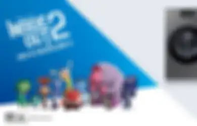 Samsung Kolaborasi dengan Inside Out 2 Promo Bespoke AI Laundry Combo