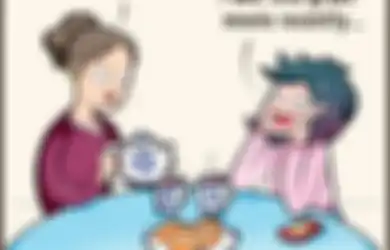 7 Ilustrasi Lucu Tentang Hal yang Sering Kali Sulit Kita Akui Kepada Orang Tua
