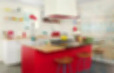 5 Inspirasi Desain Dapur Warna-Warni