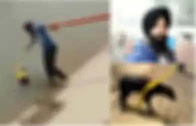 Laki-laki Sikh Ini Rela Melanggar Aturan Agama Demi Selamatkan Anjing yang Tenggelam