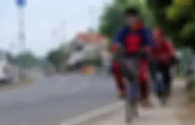 Demi Sungkem Ke Orangtua, Tiga Santri Ini Rela Mudik Bersepeda Ontel Ratusan Kilometer