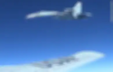Gila! Jet Tempur Rusia Pepet Pesawat Intai AS Dalam Jarak 1,5 Meter