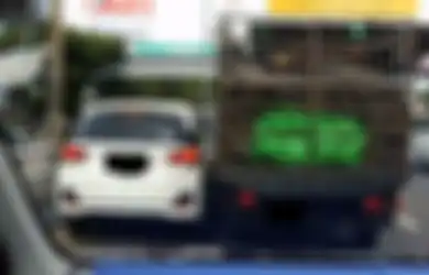 (Video) Saat Mobilio dan Truk Rebutan Masuk Pintu Tol, Siapa yang Salah?