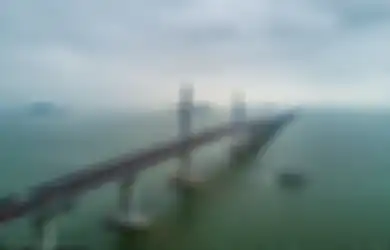 60 Kali Menara Eiffel, Inilah Penampakan Jembatan Laut China yang Disebut sebagai Terpanjang di Dunia