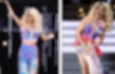 (Video) Asyik Pamerkan Diri, Courtney Act Alami Kecelakaan Kostum yang Mengagetkan Sekaligus Membuat Para Penonton Geli