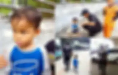  Dibiarkan Menunggu Berjam-jam di Kardus,  Anak Ini Tak Sadar Telah Ditinggalkan Ayahnya