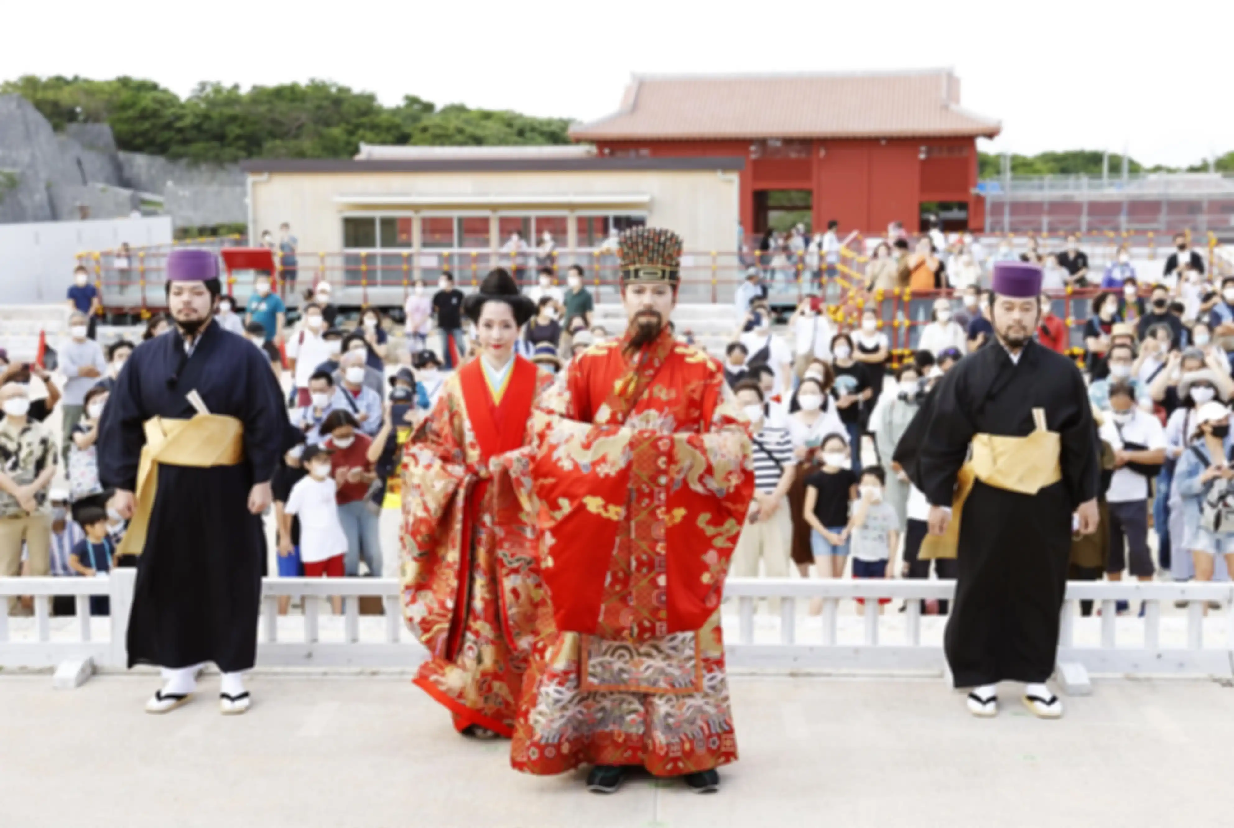 Penggambaran Kerajaan Ryukyu di Okinawa.
