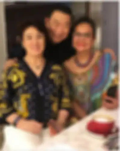 Reiko dan Rosano Barack bersama Christine Hakim
