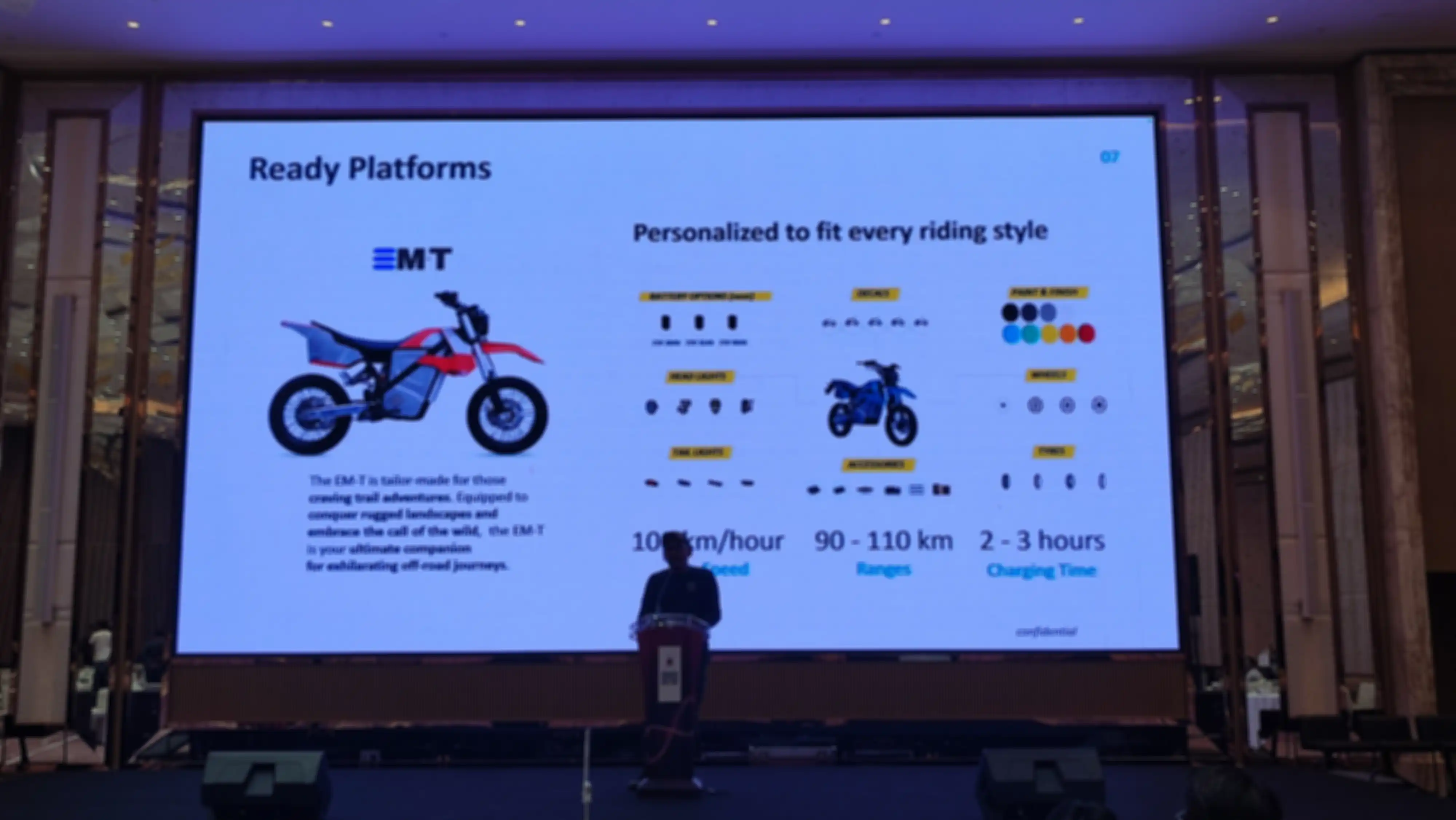 Motor listrik SMEV EM-T akan hadir di IIMS 2024.