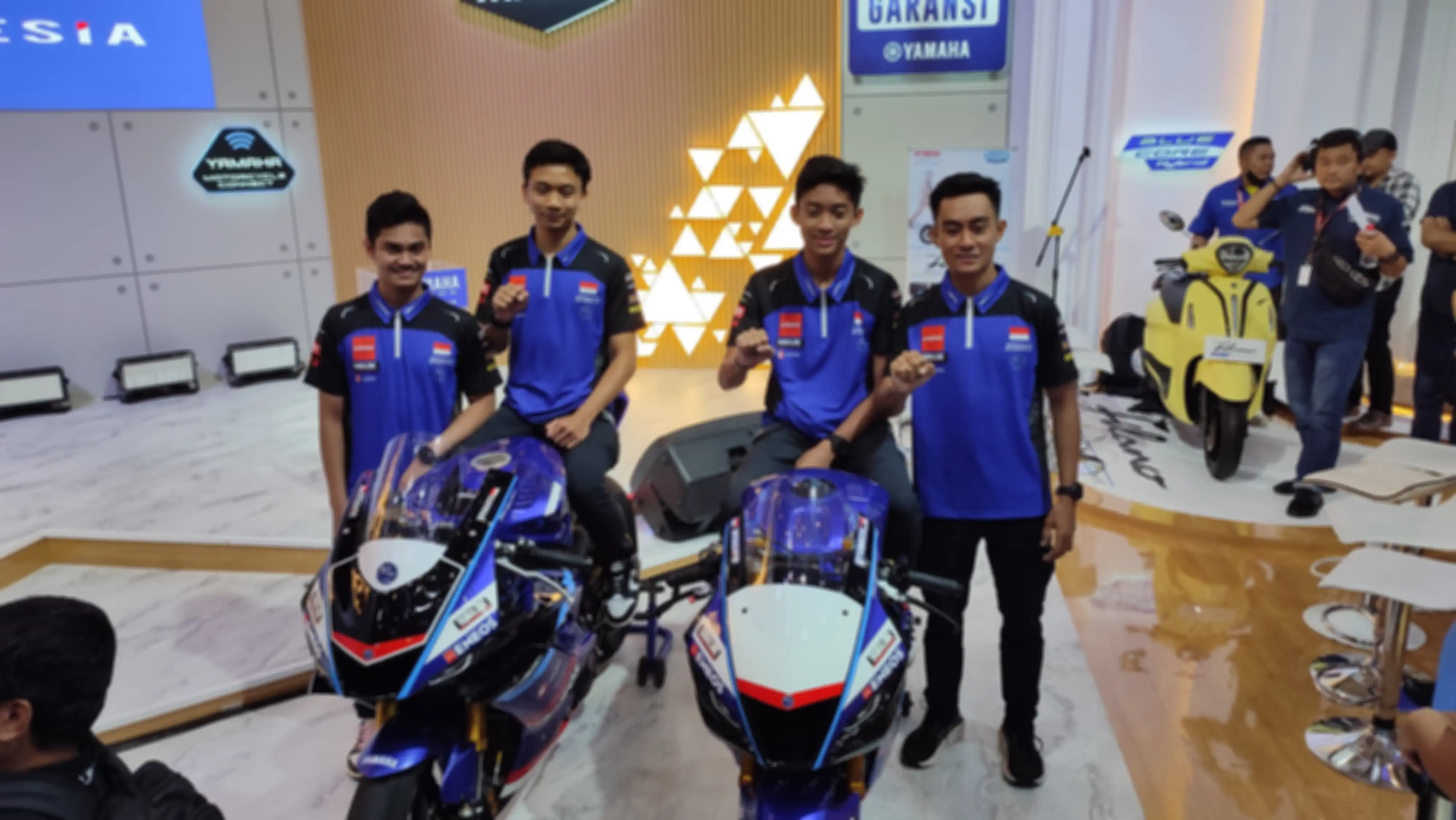 Para pembalap Yamaha Racing Indonesia yang berlaga di ARRC 2024.