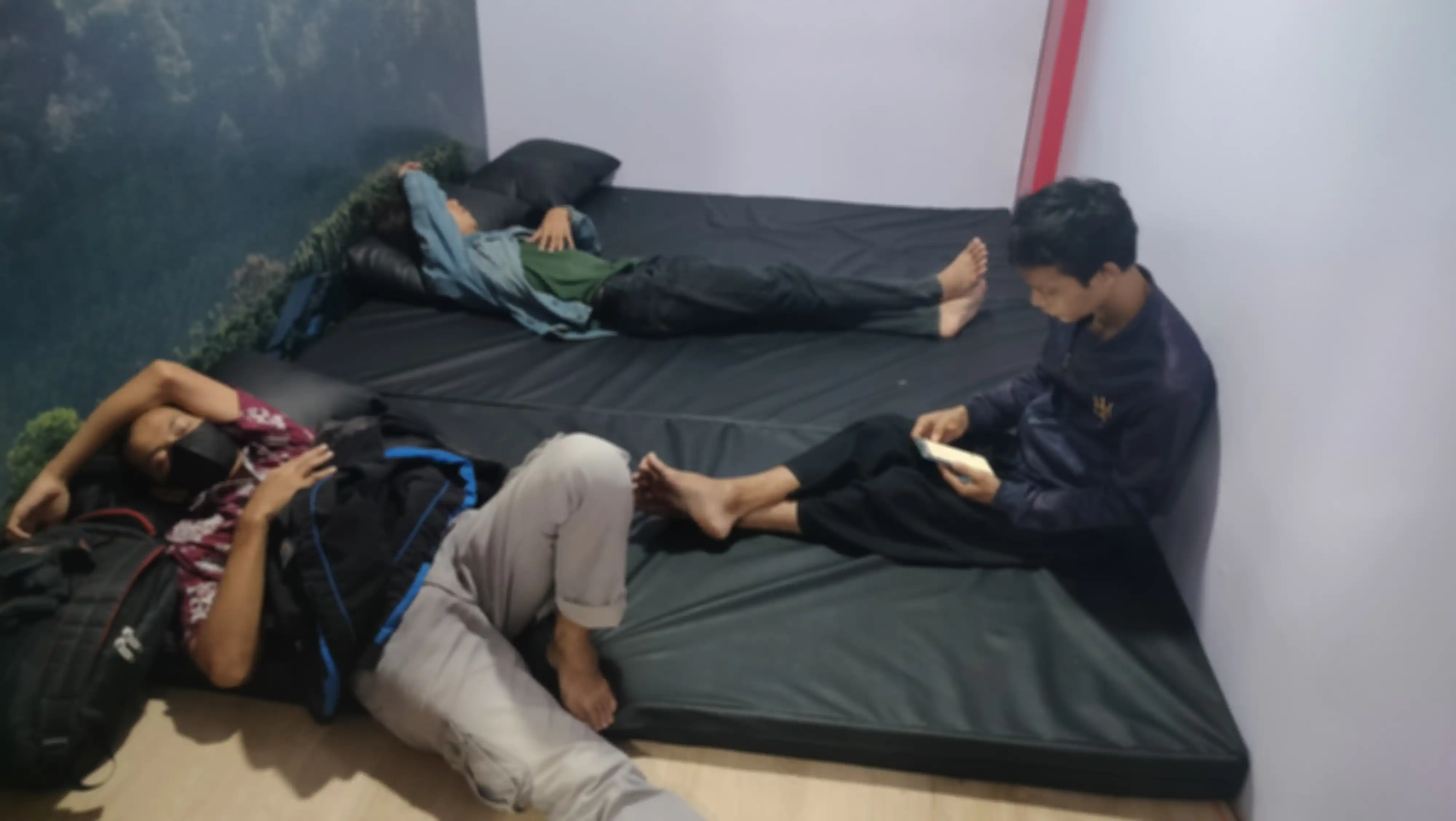 Tempat istirahat di Bale Santai Honda. 