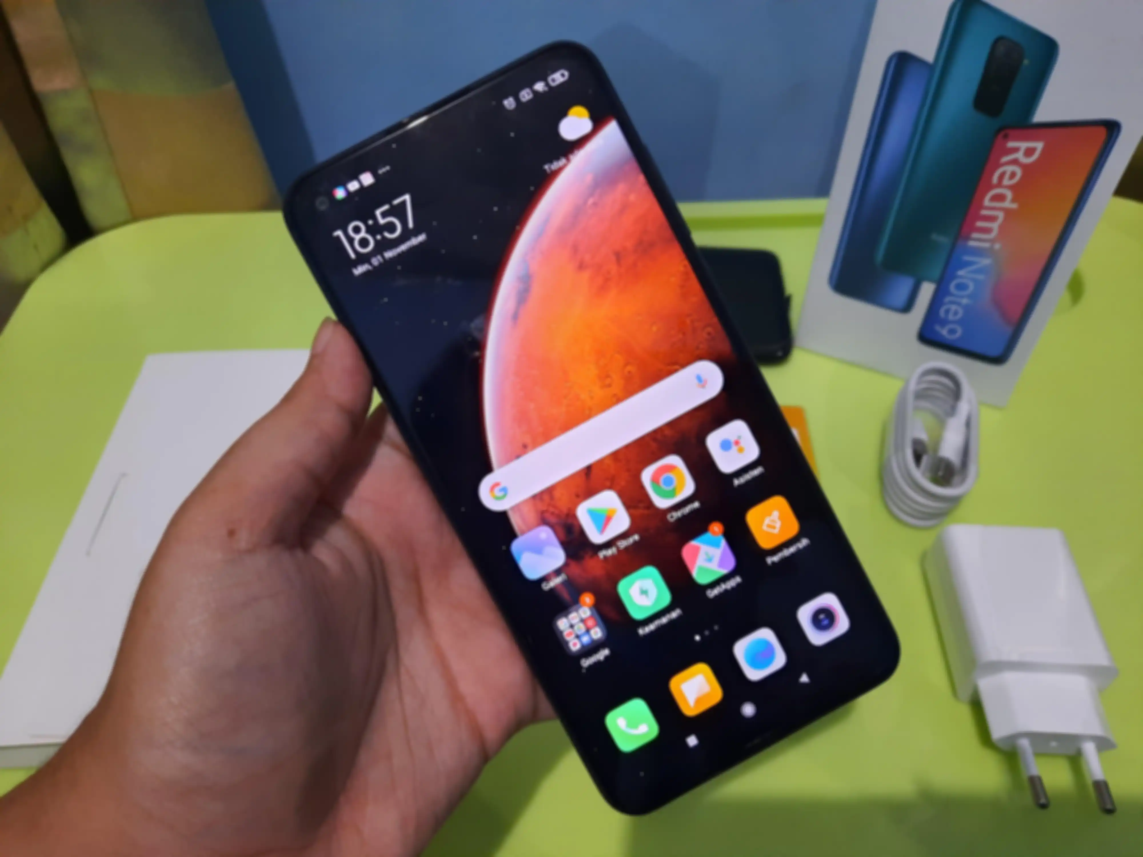 Layar Redmi Note 9