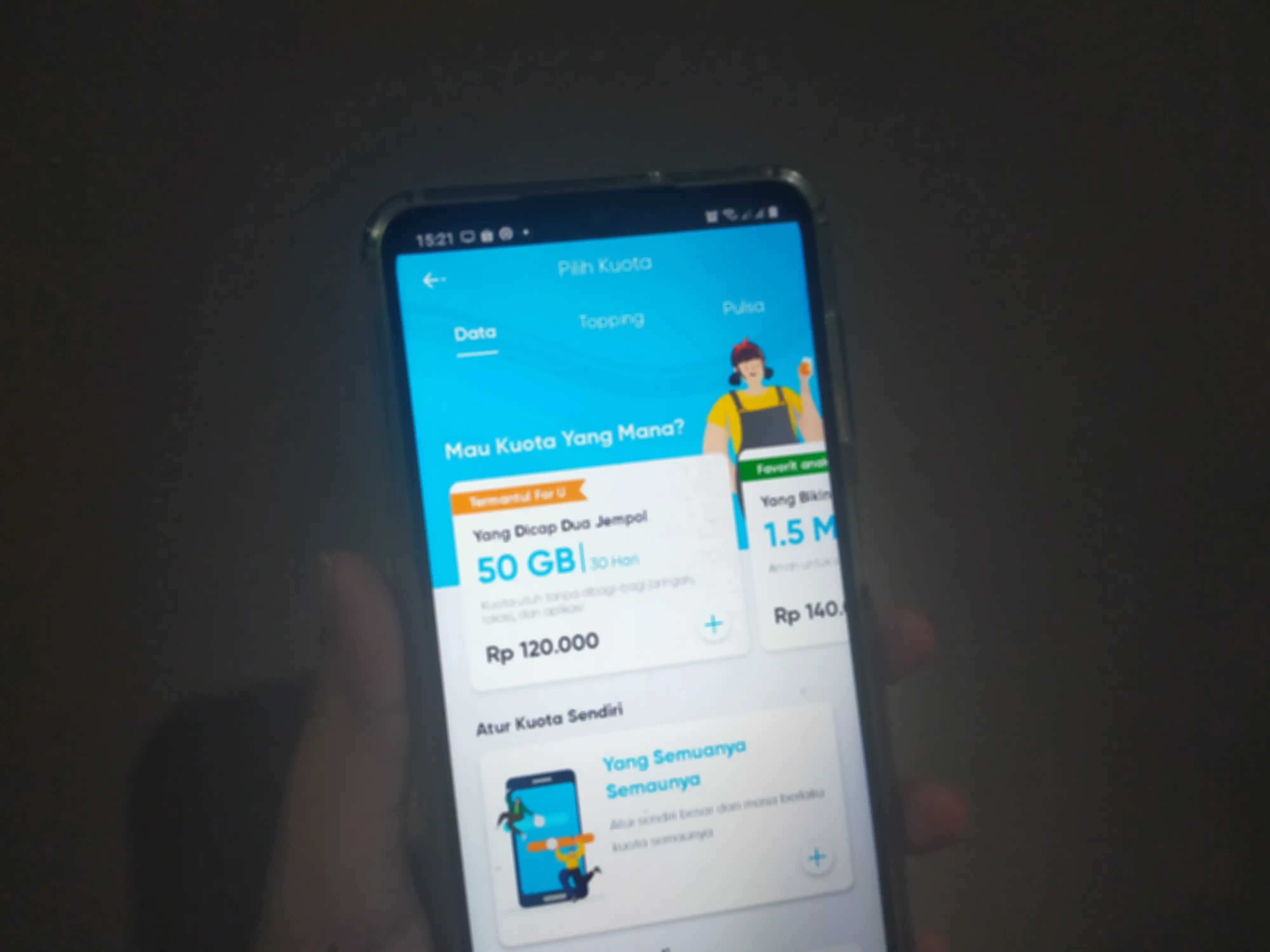 Aplikasi provider by.U