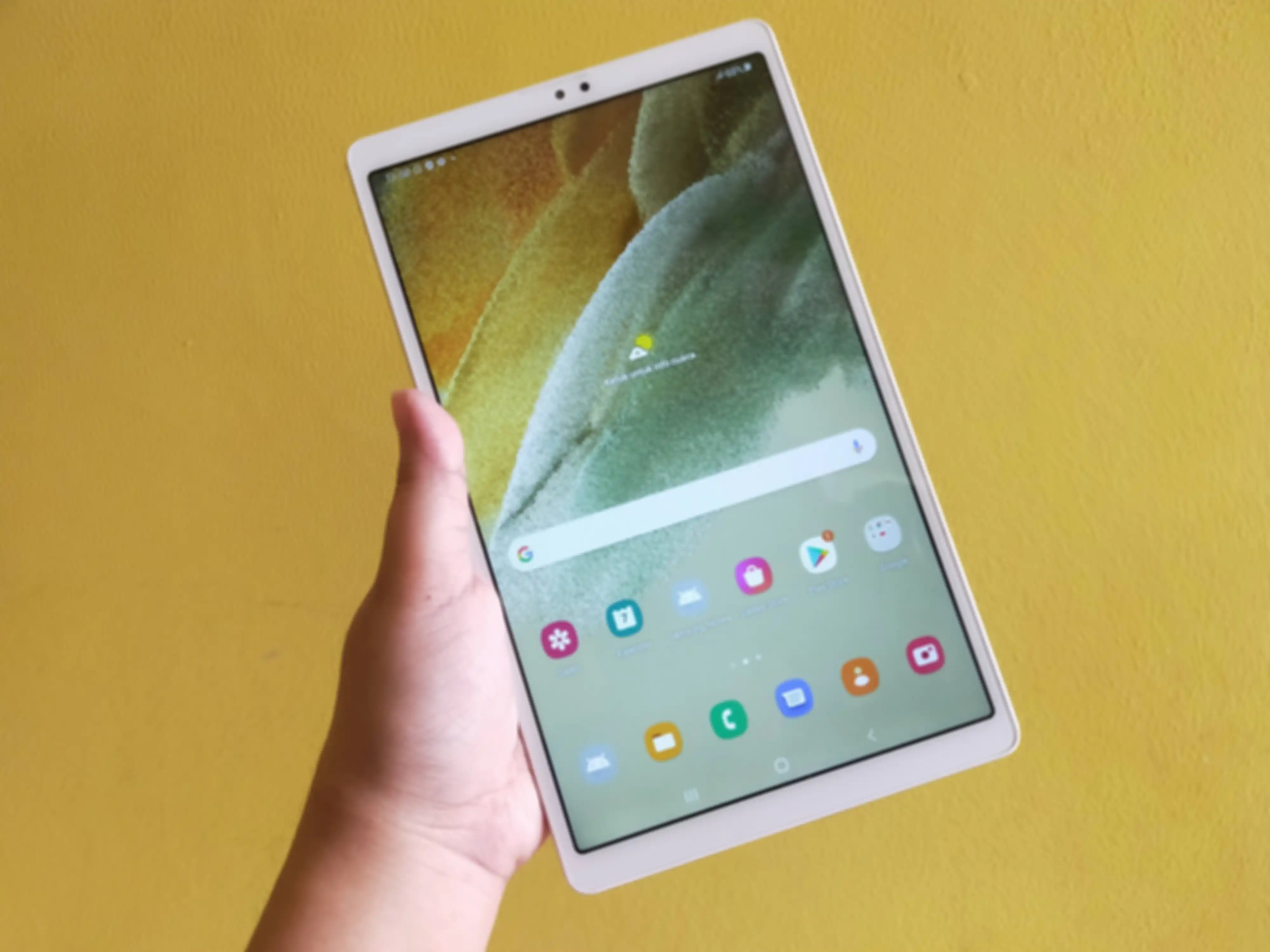 Layar dari Samsung Galaxy Tab A7 Lite.