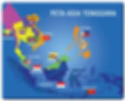 Peta Asia Tenggara Buku Tematik Kelas 6 SD Tema 8