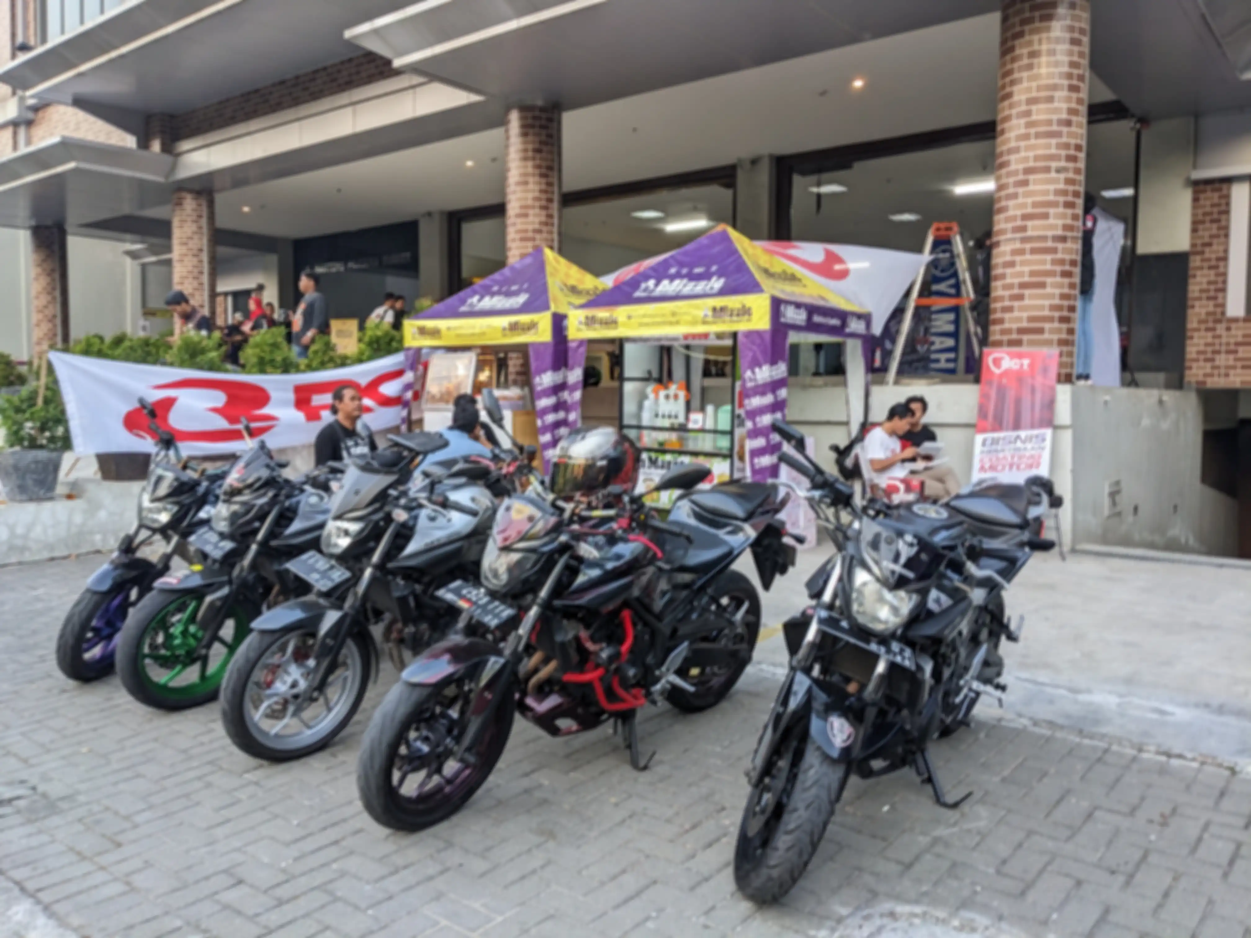 Sebagian motor milik para member MTRI.