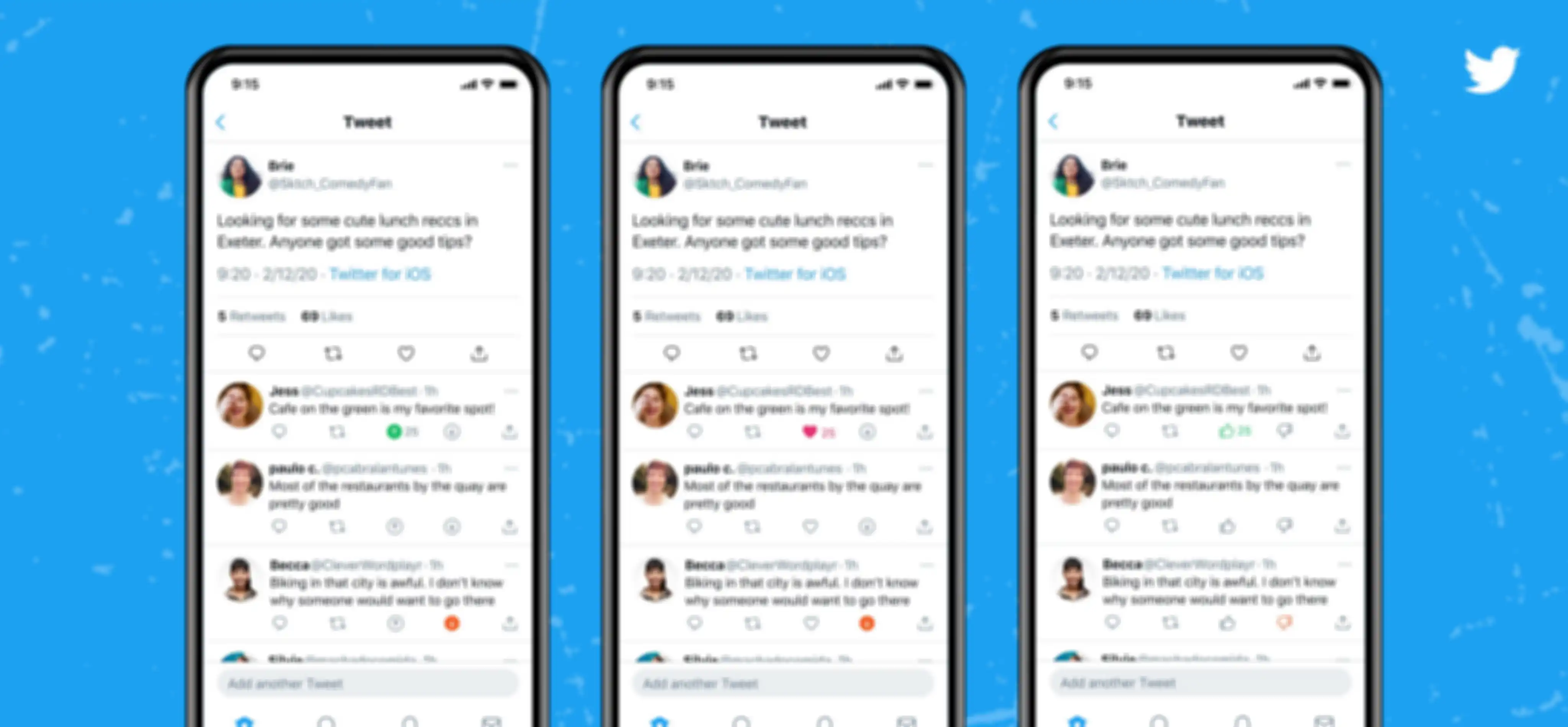 Jenis tombol upvote dan downvote di Twitter