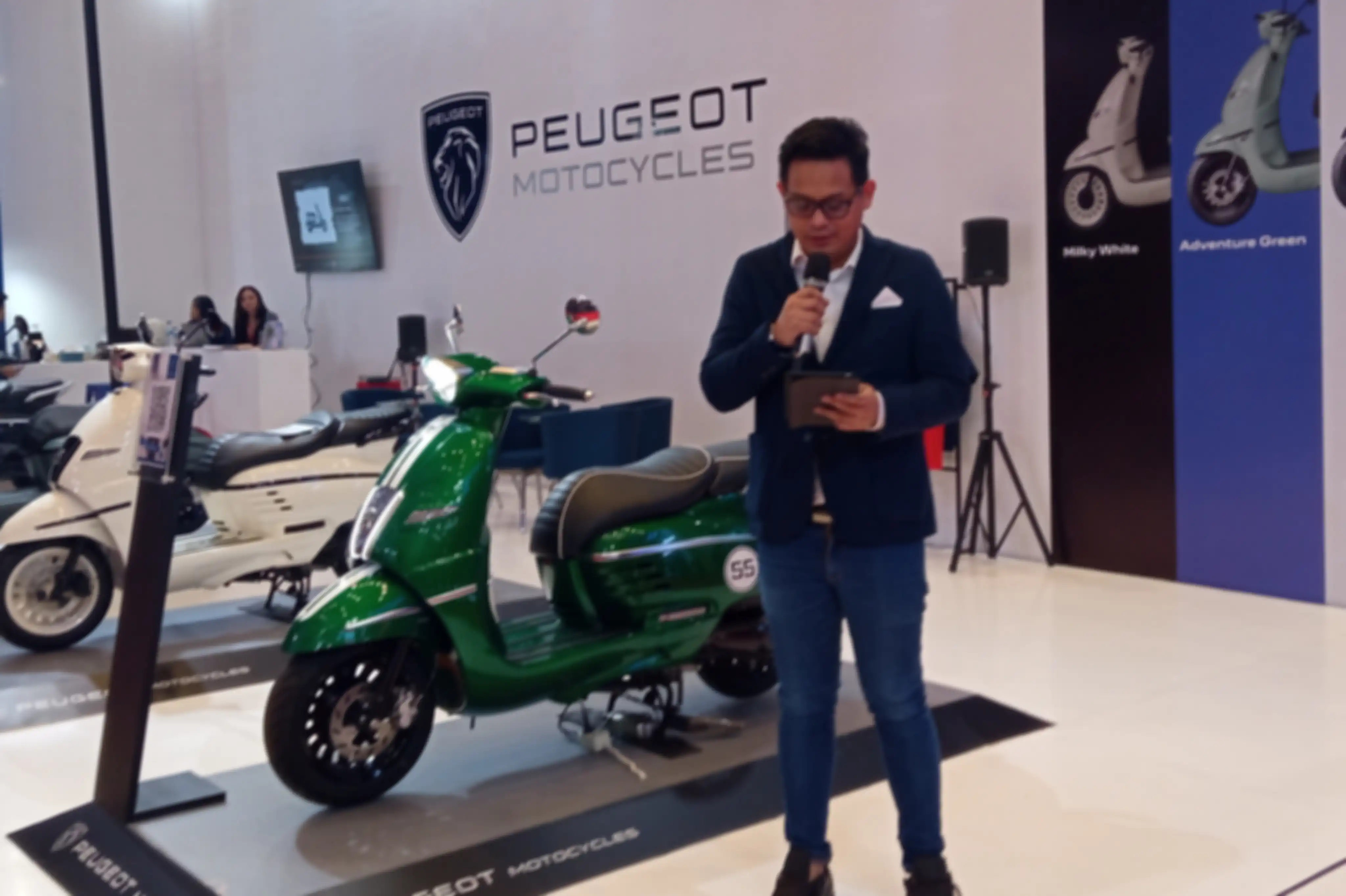 Firstio Dhenoviasa, PR Manager Peugeot Motocycles Indonesia. 