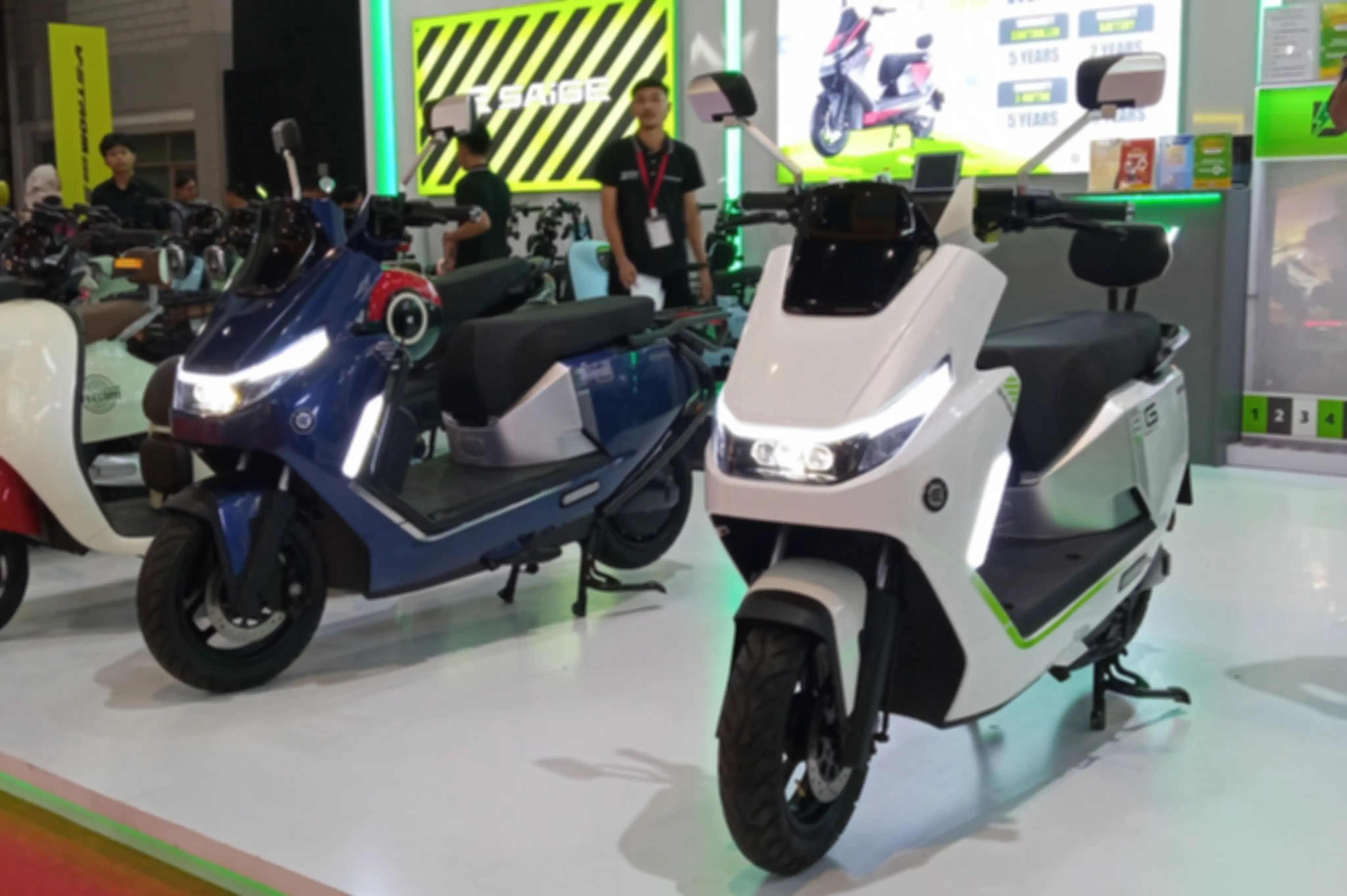 Motor listrik baru Saige SG-MAX dan SG-MAX PRO dijual Rp 25 juta di PRJ.