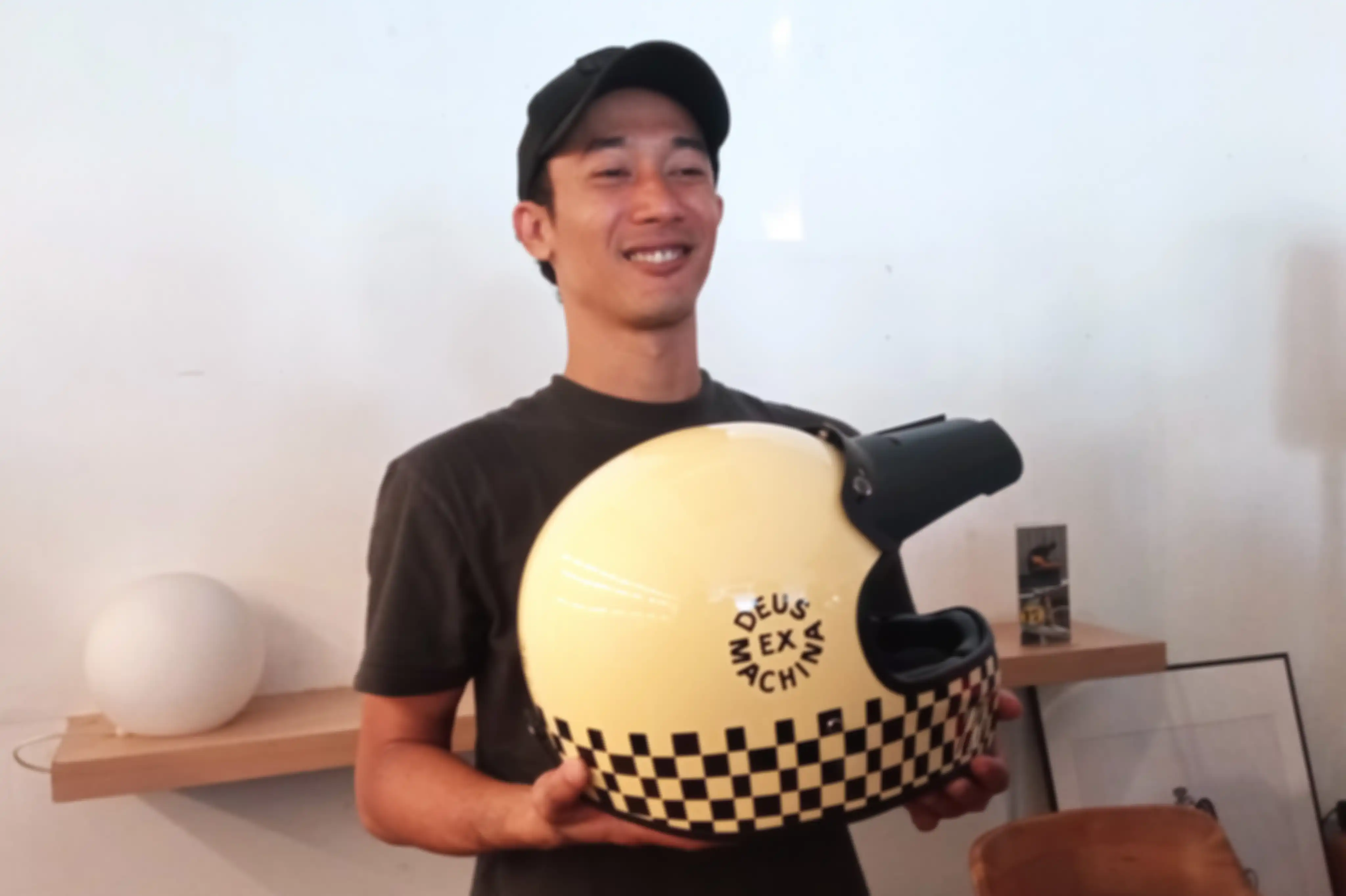 Geri Centura, Marketing Manager Deus Ex Machina Indonesia. 