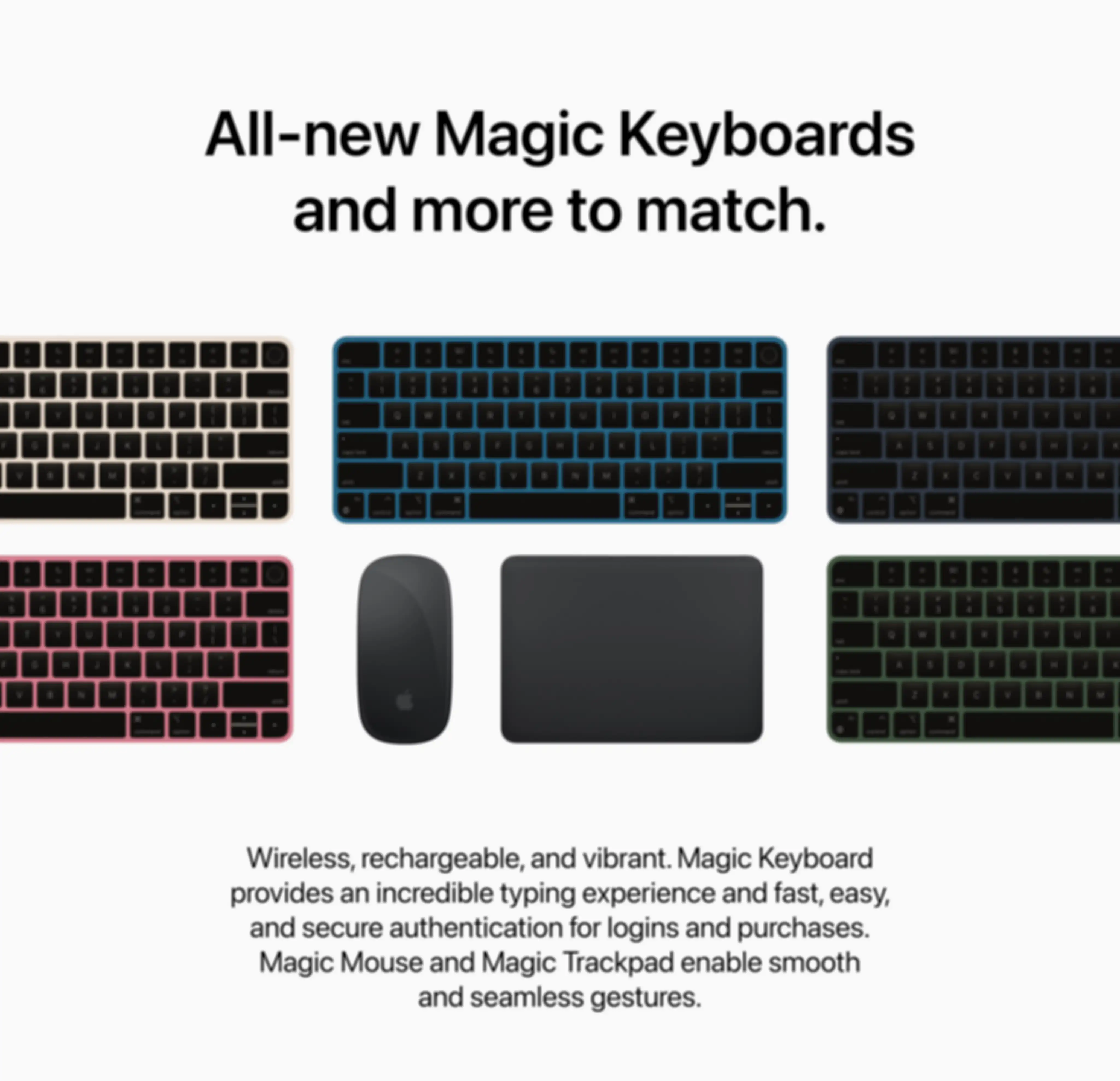Magic Keyboard untuk iMac M2