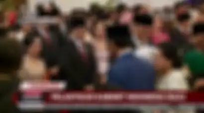 Gista Putri menemani Wishnutama di acara pelantikan