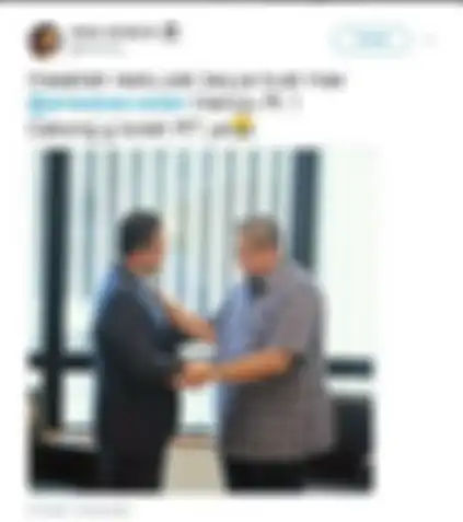 Tangkapan layar postingan di Twitter yang pernah menghebohkan.