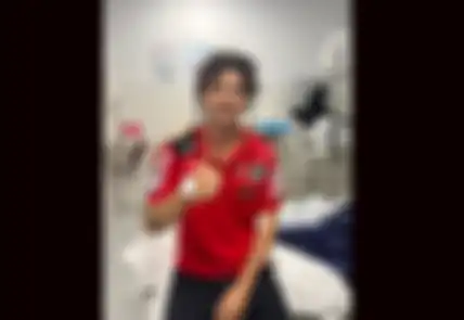 Francesco Bagnaia usai dilarikan ke rumah sakit.