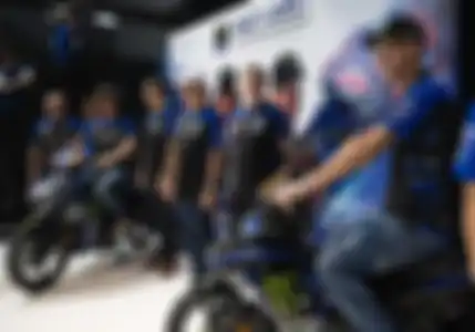 Alex Rins dan Fabio Quartararo duluan memperkenalkan motor underbone baru di Malaysia sebelum launching motor MotoGP Yamaha M1 hari ini, Senis (5/2/2024)