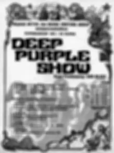 Poster Deep Purple live in Jakarta 1975