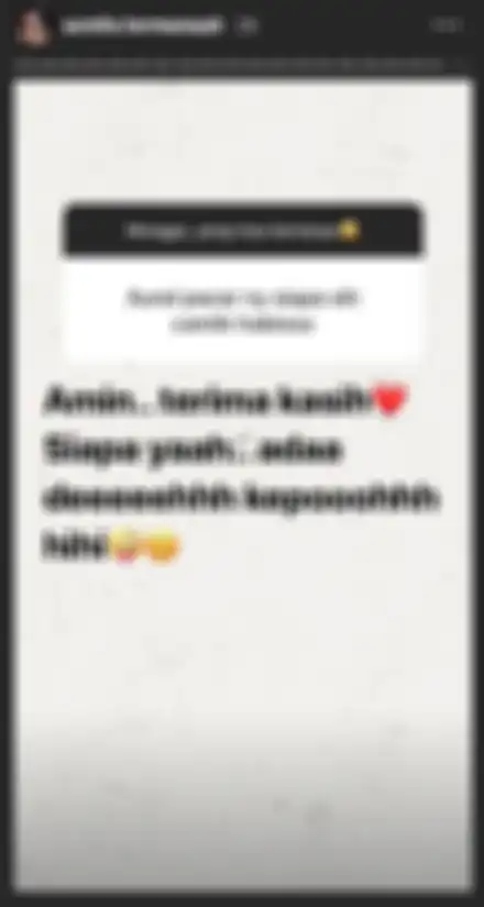 Unggahan Insta Stories Aurel Hermansyah