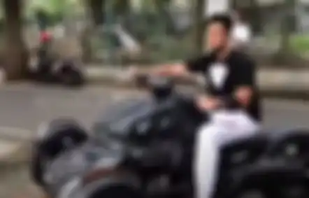 Baim Wong naik Can-Am Ryker