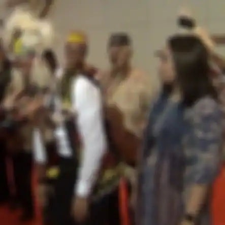Tampilan Bripda Puput Nastiti Devi dengan perut buncit, dikabarkan hamil