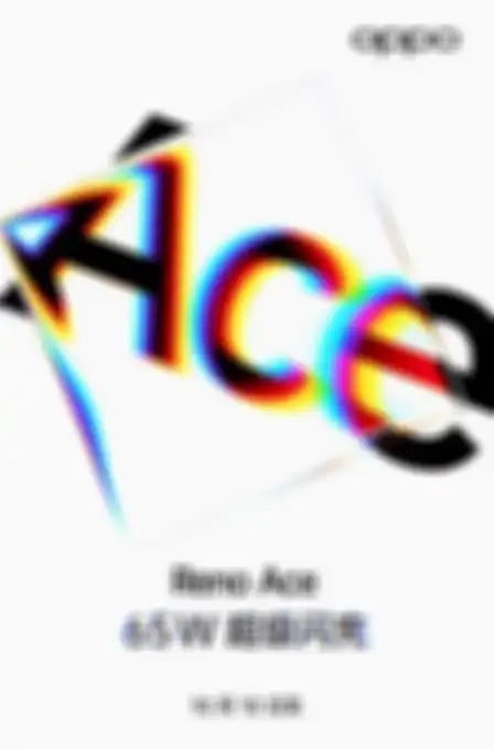 Poster promosi Oppo Reno Ace