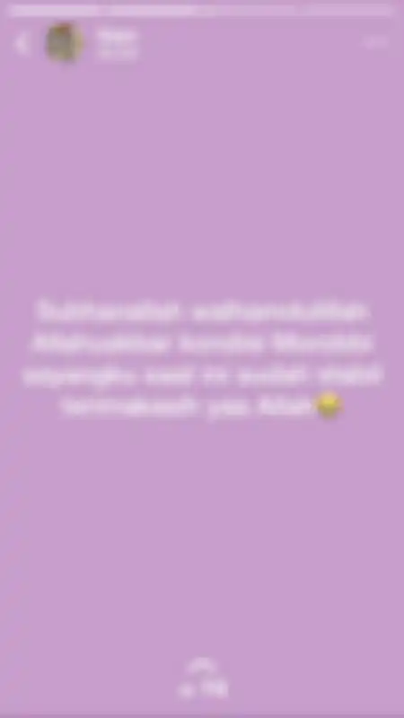 Insta story istri pertama ustaz Arifin Ilham 