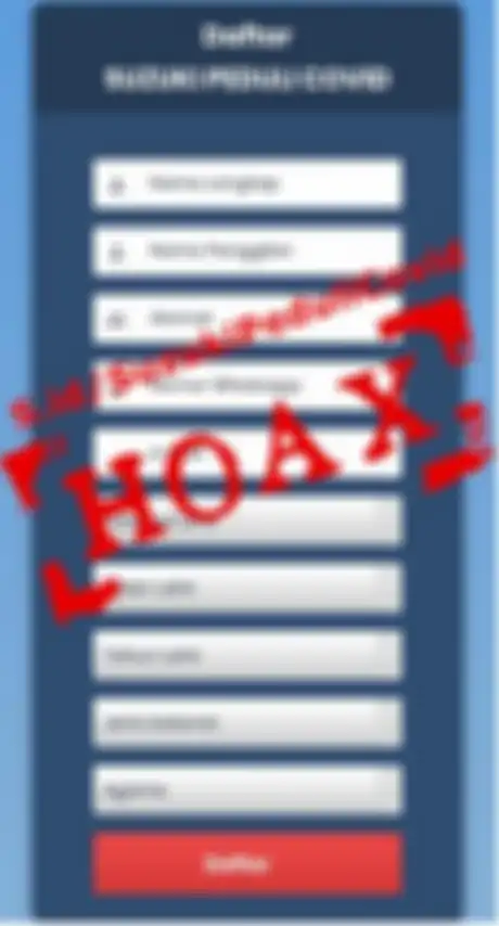 Beredar melalui pesan berantai (broadcast message) mengatas namakan PT Suzuki Indomobil Sales (SIS) melalui tautan situs s.id/SuzukiPeduliCovid merupakan informasi Hoax mengenai program Suzuki Peduli Covid